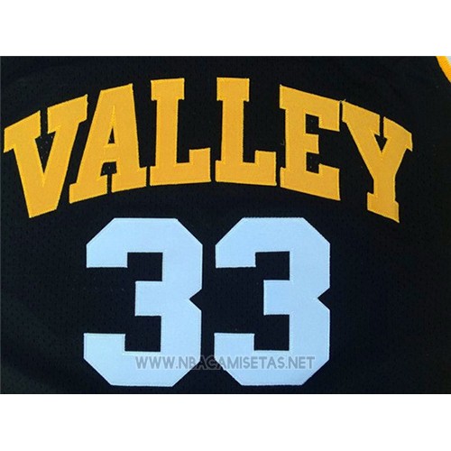 Camiseta Valley Larry Bird NO 33 Negro